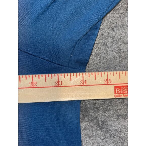 J Jill Women’s 2X Teal Ponte Knit Casual Travel Dress – Easy Fit Workwear Style - Picture 5 of 7